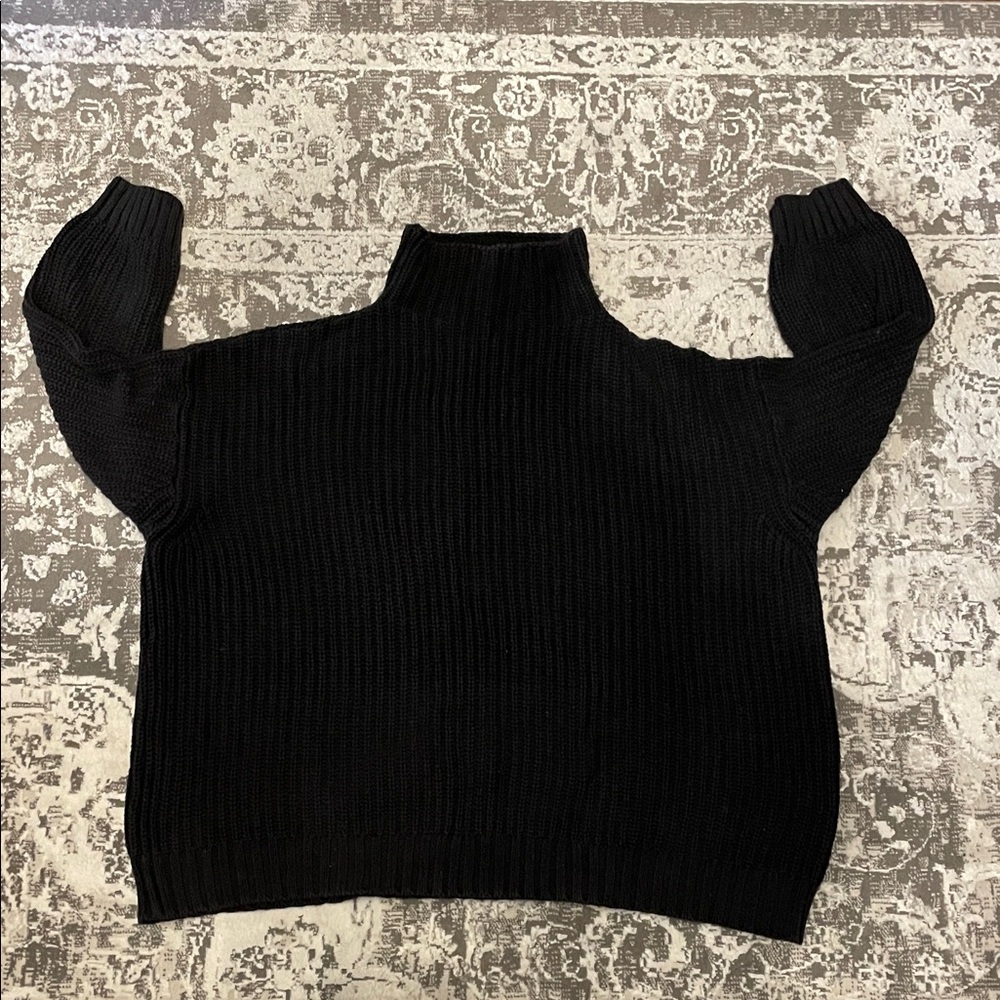 American Eagle Outfitters Black Turtleneck Sweater